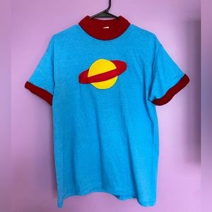 T-shirt with sweater collar